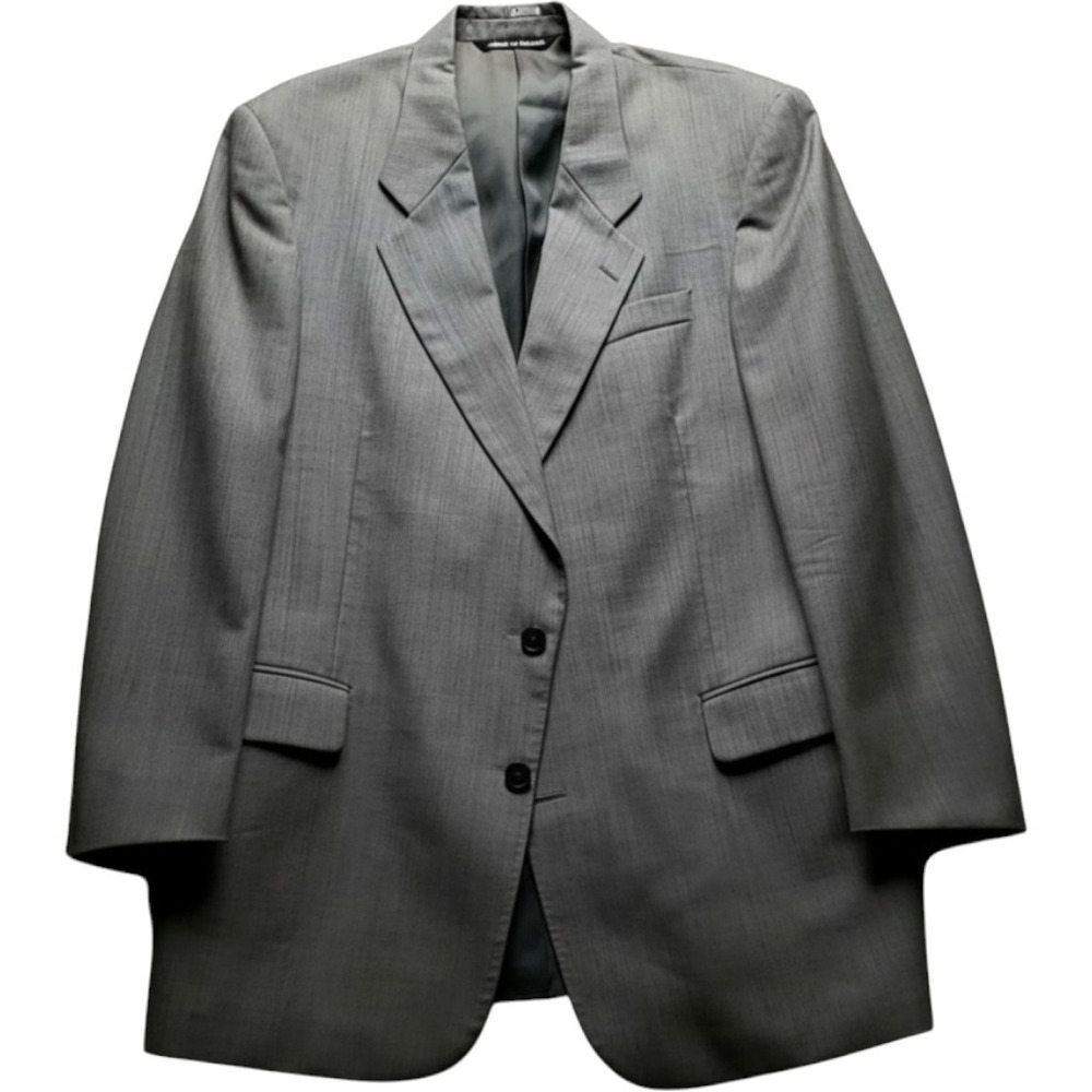 Paul Dione Blazer Mens 44 Gray Pure Virgin Wool Two Button Suit Jacket Canada